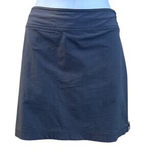 Athleta Trailside Black A-Line Skort